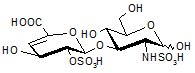 Heparin disaccharide III-S trisodium salt
