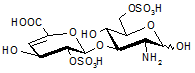 Heparin disaccharide I-H trisodium salt