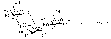Octyl 2-acetamido-2-deoxy-β-D-glucopyranosyl-(1-2)-α-D-mannopyranosyl-(1-2)-β-D-glucopyranoside