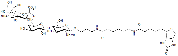 6’-α-Sialyl-N-acetyllactosamine-sp-biotin