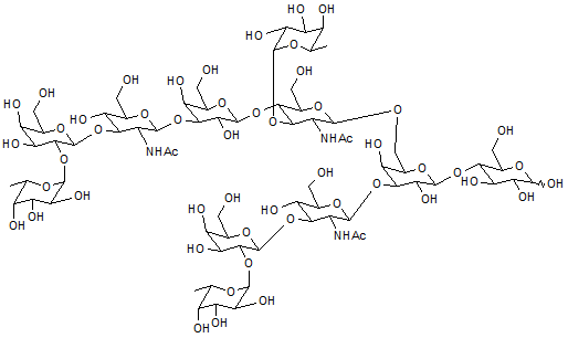 Trifucosyl(1-2-1-2-1-3)-iso-lacto-N-octaose