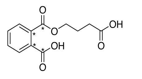 Mono(3-carboxypropyl)phthalate-<sup>13</sup>C<sub>4</sub> in MTBE
