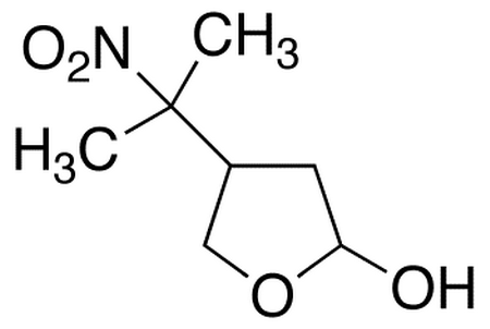 2-Hydroxy-4-(1-methyl-1-nitroethyl)-tetrahydrofuran