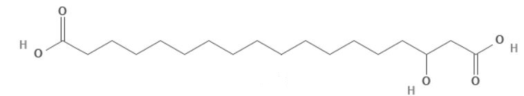 3-Hydroxyoctadecanedioic acid
