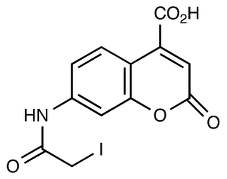 7-Iodoacetamidocoumarin-4-carboxylic Acid