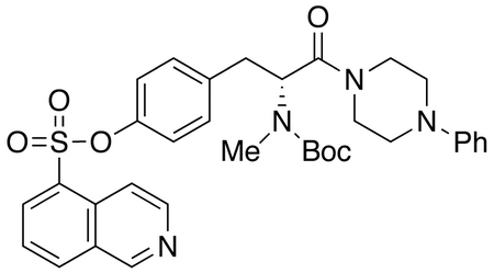 1-[(S)-O-(5-Isoquinolinesulfonyl)-N-tert-boc-N-methyltyrosyl]-4-phenyl-piperazine