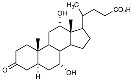 3-Keto-7a,12a-dihydroxy-5a-cholanic Acid