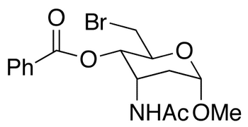 Methyl 3-Acetylamino-4-O-benzoyl-6-bromo-2,3,6-trideoxy -α-D-ribo-hexopyranoside