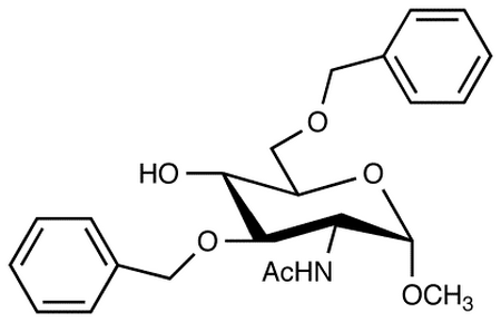 Methyl 2-Acetamido-2-deoxy-3,6-di-O-benzyl-α-D-glucopyranoside