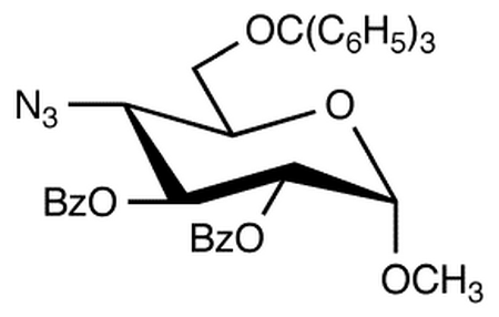 Methyl 4-Azido-2,3-di-O-benzoyl-4-deoxy-6-O-trityl-α-D-glucopyranoside