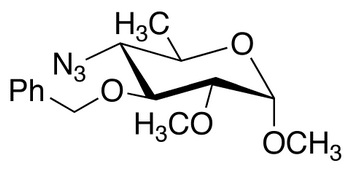Methyl 4-Azido-4,6-dideoxy-2-O-methyl-3-O-benzyl-α-D-glucopyranoside