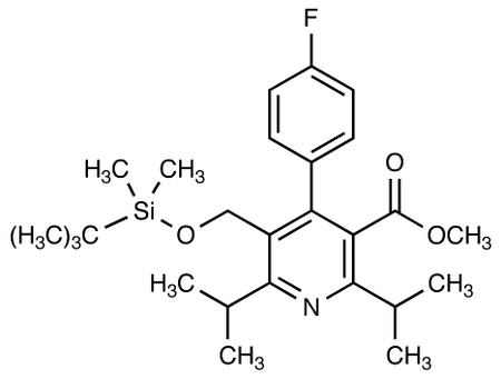 Methyl 5-(tert-Butyldimethylsilyloxymethyl-2,6-diisopropyl-4-(4-fluorophenyl)-pyridine-3-carboxylate