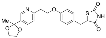 5-[4-[2-[5-(2-Methyl-1,3-dioxolan-2-yl)-2-pyridyl]ethoxy]benzyl]-2,4-thiazolidinedione