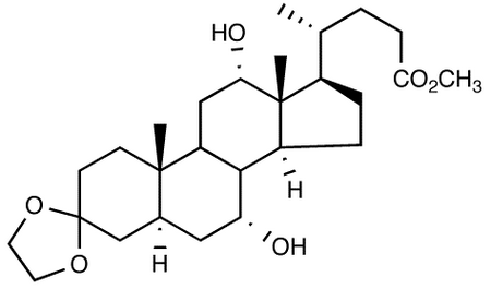 Methyl 3,3-Ethylenedioxy-7a,12a-dihydroxy-5a-cholanoate