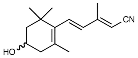3-Methyl-5-(4-hydroxy-2,6,6-trimethylcyclohex-1-enyl)penta-2-(E/Z)-4-diene-nitrile
