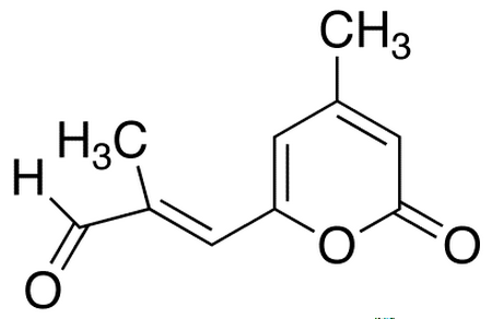 (E)-2-Methyl-3-(4-methyl-2-oxo-2H-pyran-6-yl)propenal