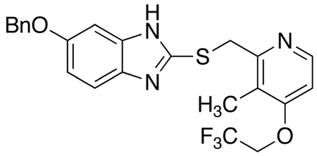 2-[[[3-Methyl-4-(2,2,2-trifluoroethoxy)-2-pyridyl]methyl]thio]-5-benzyloxy-1H-benzimidazole