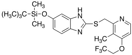 2-[[[3-Methyl-4-(2,2,2-trifluoroethoxy)-2-pyridyl]methyl]thio]-5-(tert-butyldimethylsilyloxy)-1H-benzimidazole