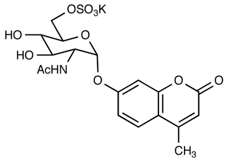 4-Methylumbelliferyl 6-Sulfo-2-acetamido-2-deoxy-α-D-glucopyranoside, Potassium Salt