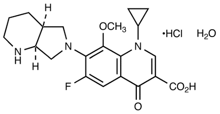 Moxifloxacin HCl monohydrate
