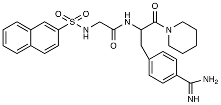Na-(2-Naphthalenesulfonylglycyl)-4-amidino-D,L-phenylalaninepiperidide