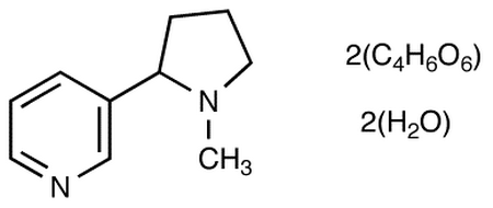 Nicotine bi-L-(+)-tartrate dihydrate
