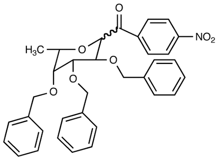 p-Nitrobenzoyl-2,3,4-tri-O-benzyl-α,b-L-fucopyranose