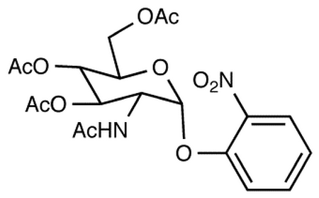 o-Nitrophenyl 2-Acetamido-2-deoxy-3,4,6-tri-O-acetyl-α-D-glucopyranoside