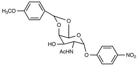 4-Nitrophenyl 2-Acetamido-4,6-O-methoxybenzylidene-2-deoxy-α-D-galactopyranoside