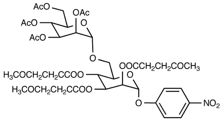 4-Nitrophenyl 6-O-(2,3,4,6-Tetraacetyl-α-D-mannopyranosyl)-2,3,4-tri-O-levulinoyl-α-D-mannopyranoside
