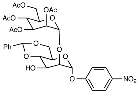 4-Nitrophenyl 2-O-(2,3,4,6-Tri-O-acetyl-α-D-mannopyranosyl)-4,6-O-benzylidene-α-D-mannopyranoside