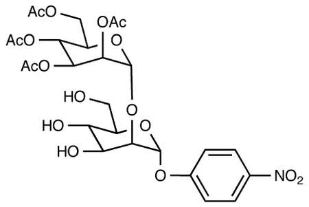 4-Nitrophenyl 2-O-(2,3,4,6-Tri-O-acetyl-α-D-mannopyranosyl)-α-D-mannopyranoside