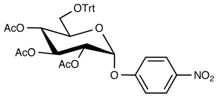 4-Nitrophenyl 2,3,4-Tri-O-acetyl-6-O-trityl-α-D-glucopyranoside