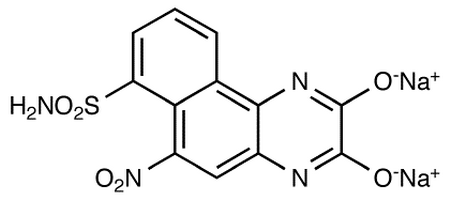 6-Nitro-7-sulfamoylbenzo[f]quinoxaline-2,3-dione, Disodium Salt
