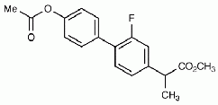 2-(4’-Acetoxy-2-fluoro-biphenyl-4-yl)-propionate