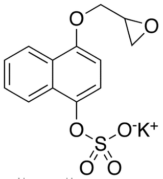 Potassium 1-(2,3-Epoxypropoxy)-4-naphthol Sulfate