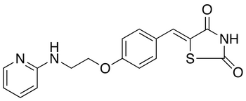 5-[4-[N-(2-Pyridylamino)ethoxy]benzylidene]thiazolidine-2,4-dione