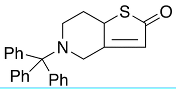 5,6,7,7a-Tetrahydro-5-(triphenylmethyl)thieno[3,2-c]pyridinone