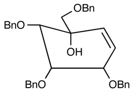 1,2,3-Tri-O-benzyl-4-C-[(benzyloxy)methyl]cyclohex-5-ene-1,2,3,4-tetraol