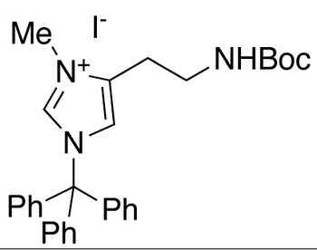 1-Trityl-3-methyl-4-(N-Boc-2-aminoethyl)imidazolium Iodide