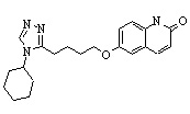 OPC-13015 6-[4-[(1-cyclohexyl-1H-tetrazol-5-yl)propoxy]-2 (1H)-Quinolinone]