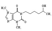 Hydroxypentoxifylline