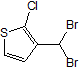 2-chloro-3-(dibromomethyl)Thiophene