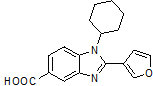 1-cyclohexyl-2-(furan-3-yl)-1H-benzo[d]imidazole-5-carboxylic acid