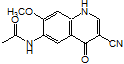N-(3-cyano-1,4-dihydro-7-methoxy-4-oxoquinolin-6-yl)acetamide
