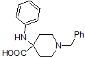 4-(Phenylamino)-1-(phenylmethyl)-4-piperidinecarboxylic acid