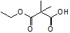 3-ethoxy-2,2-dimethyl-3-oxopropanoic acid