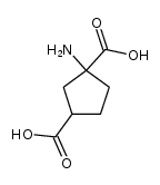 (+-)-1-AMINOCYCLOPENTANE-trans-1,3-DICARBOXYLIC ACID