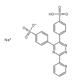 3-(α-Pyridyl)-5,6-diphenyl-1,2,4-triazine-p,p`-disulfonic acid monosodium salt