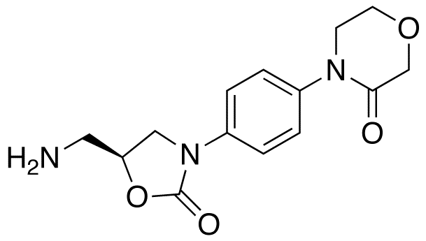 4-[4-[(5S)-5-Aminomethyl)-2-oxo-1,3-oxazolidin-3-yl]morpholin-3-one